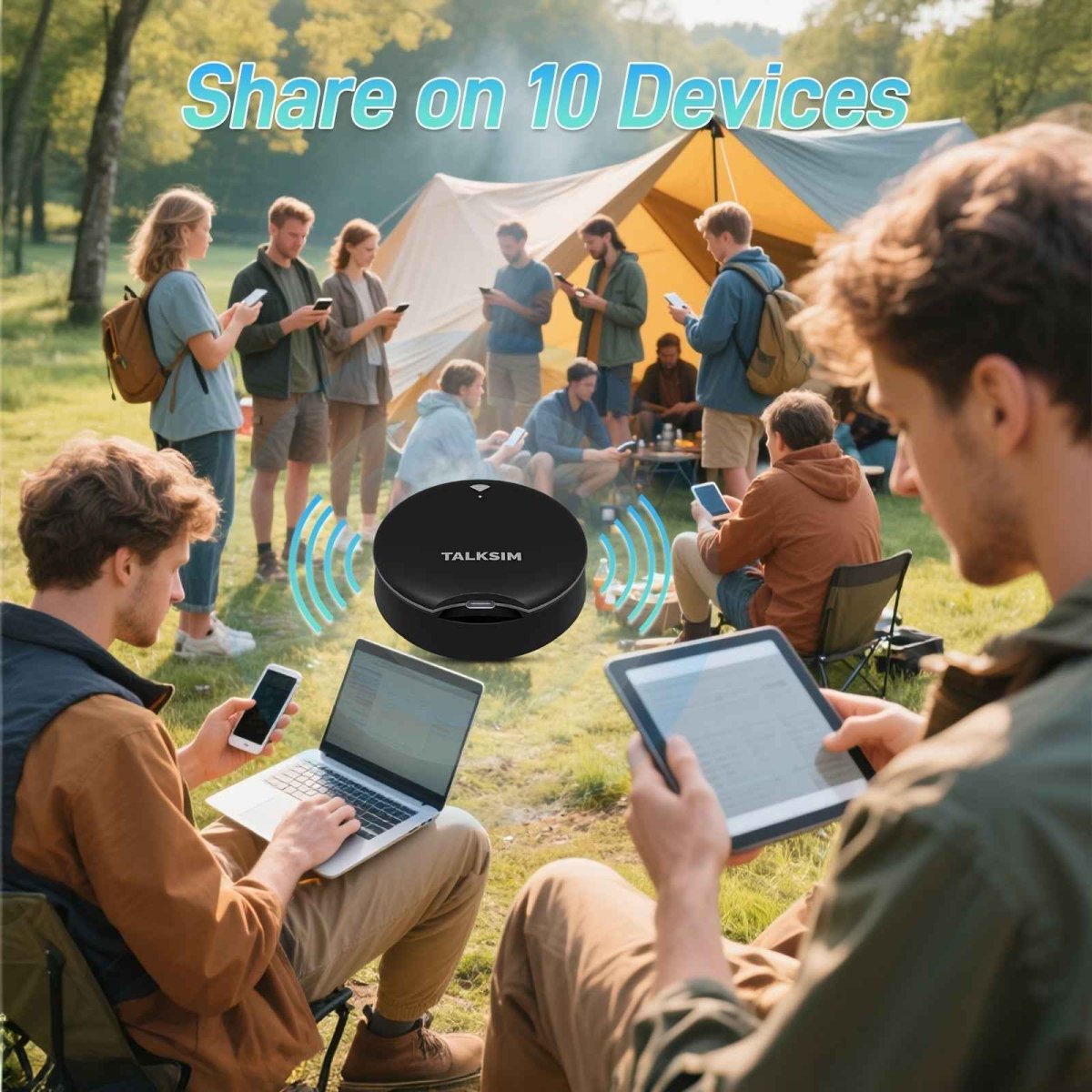 UFO Mobile Hotspot WiFi 6 Portable Pocket WiFi – 4G LTE MiFi with 10GB Data (30 Days), No SIM Card, Works with AT&T, T - Mobile & Verizon - Intelligent by design