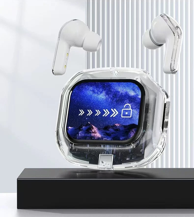 Ai translation earphones with touch screen, intelligent wireless Bluetooth earphones, HiFi real-time translation earbuds Intelligent by design