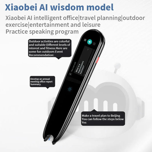 AI Smart Portable Intelligent Reading Pen Smart Artificial Intelligence Translation Dictionary Pen With Chatgpt Feature Intelligent by design