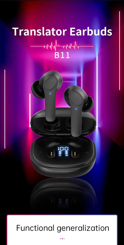 Translation Headphones Real Time Bluetooth Earbuds Translator 144 Languages Simultaneous Business Interpretation Earphones Intelligent by design