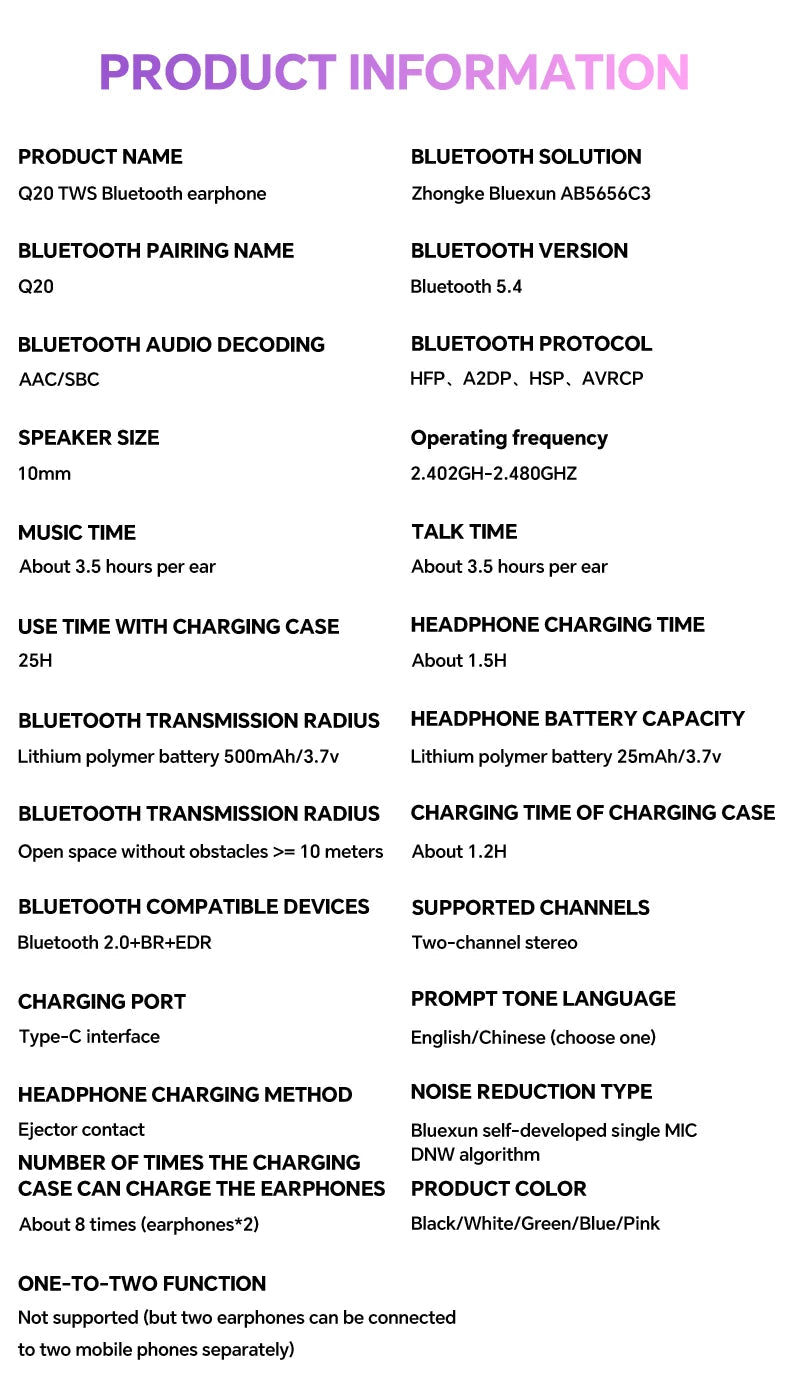 Ai translation earphones with touch screen, intelligent wireless Bluetooth earphones, HiFi real-time translation earbuds Intelligent by design
