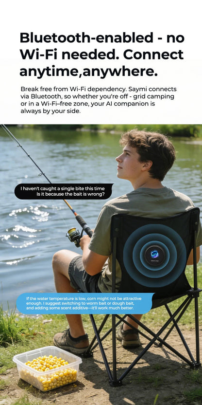 ZNP Wearable Smart Badge, AI Smart Interactive Companion for Adult‌, companion Emotional Life Assistant AI Translator Badge Z01 Intelligent by design