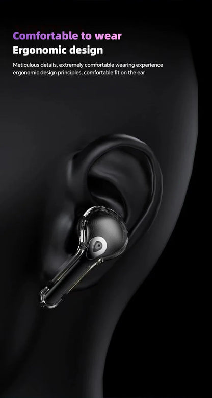 Ai translation earphones with touch screen, intelligent wireless Bluetooth earphones, HiFi real-time translation earbuds Intelligent by design