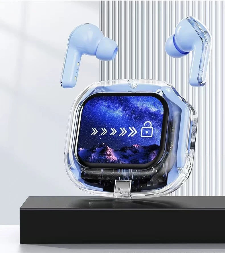 Ai translation earphones with touch screen, intelligent wireless Bluetooth earphones, HiFi real-time translation earbuds Intelligent by design