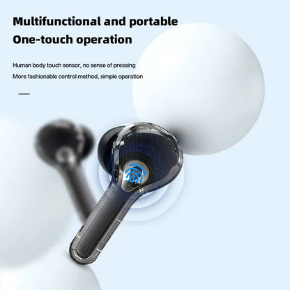Ai translation earphones with touch screen, intelligent wireless Bluetooth earphones, HiFi real-time translation earbuds Intelligent by design