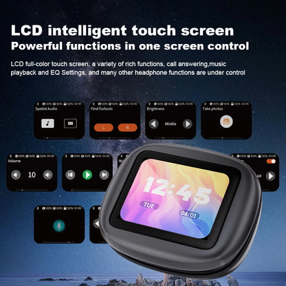 AI Translator Earphone Bluetooth 5.4 OWS Sports Bluetooth Wireless Headphones Digital Touch Screen Noise Cancelling Earbuds Intelligent by design