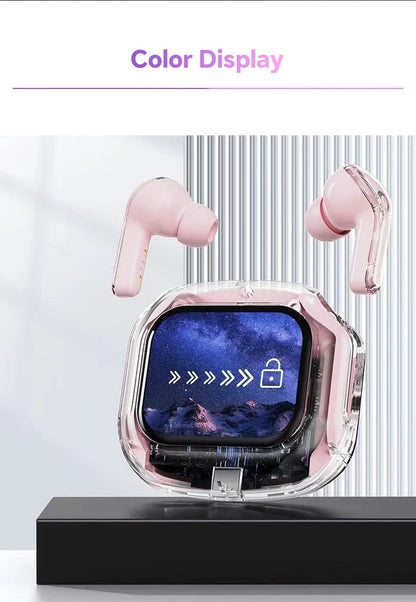 Ai translation earphones with touch screen, intelligent wireless Bluetooth earphones, HiFi real-time translation earbuds Intelligent by design