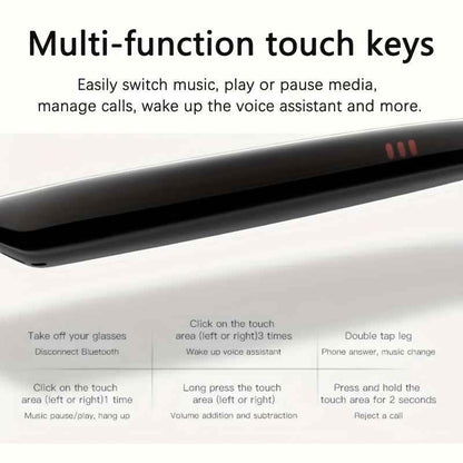 AI Smart Translation Glasses – Real - Time 160 Language Translator with GPT Chat, Bluetooth Audio Glasses with Built - in Microphone & Speaker - Intelligent by design