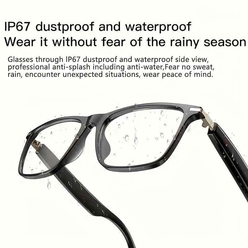 AI Smart Translation Glasses – Real - Time 160 Language Translator with GPT Chat, Bluetooth Audio Glasses with Built - in Microphone & Speaker - Intelligent by design