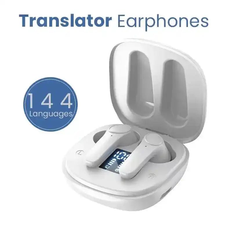 Translation Headphones Real Time Bluetooth Earbuds Translator 144 Languages Simultaneous Business Interpretation Earphones - Intelligent by design