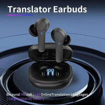 Translation Headphones Real Time Bluetooth Earbuds Translator 144 Languages Simultaneous Business Interpretation Earphones - Intelligent by design