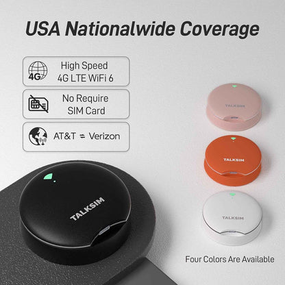 UFO Mobile Hotspot WiFi 6 Portable Pocket WiFi – 4G LTE MiFi with 10GB Data (30 Days), No SIM Card, Works with AT&T, T - Mobile & Verizon - Intelligent by design